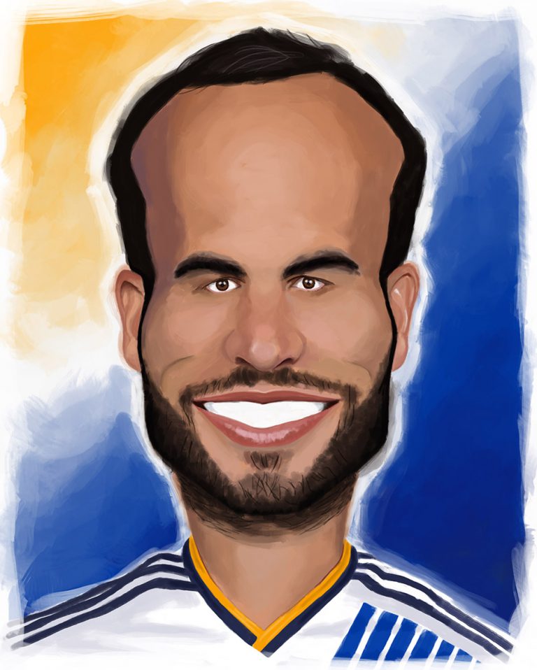 Read more about the article caricature- landon donovan